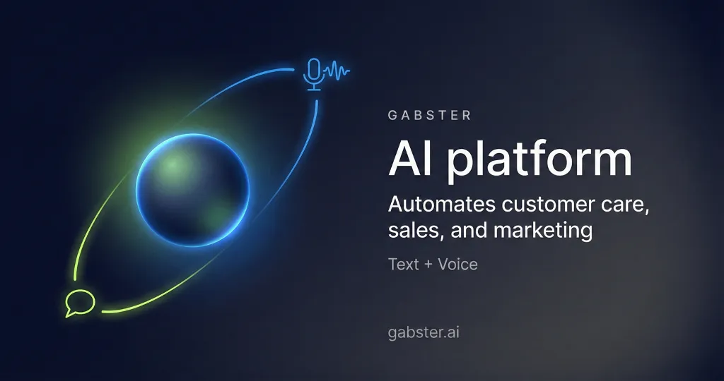 Gabster Filter GABSTER AI | Communicate, Operate, Analyze, Act